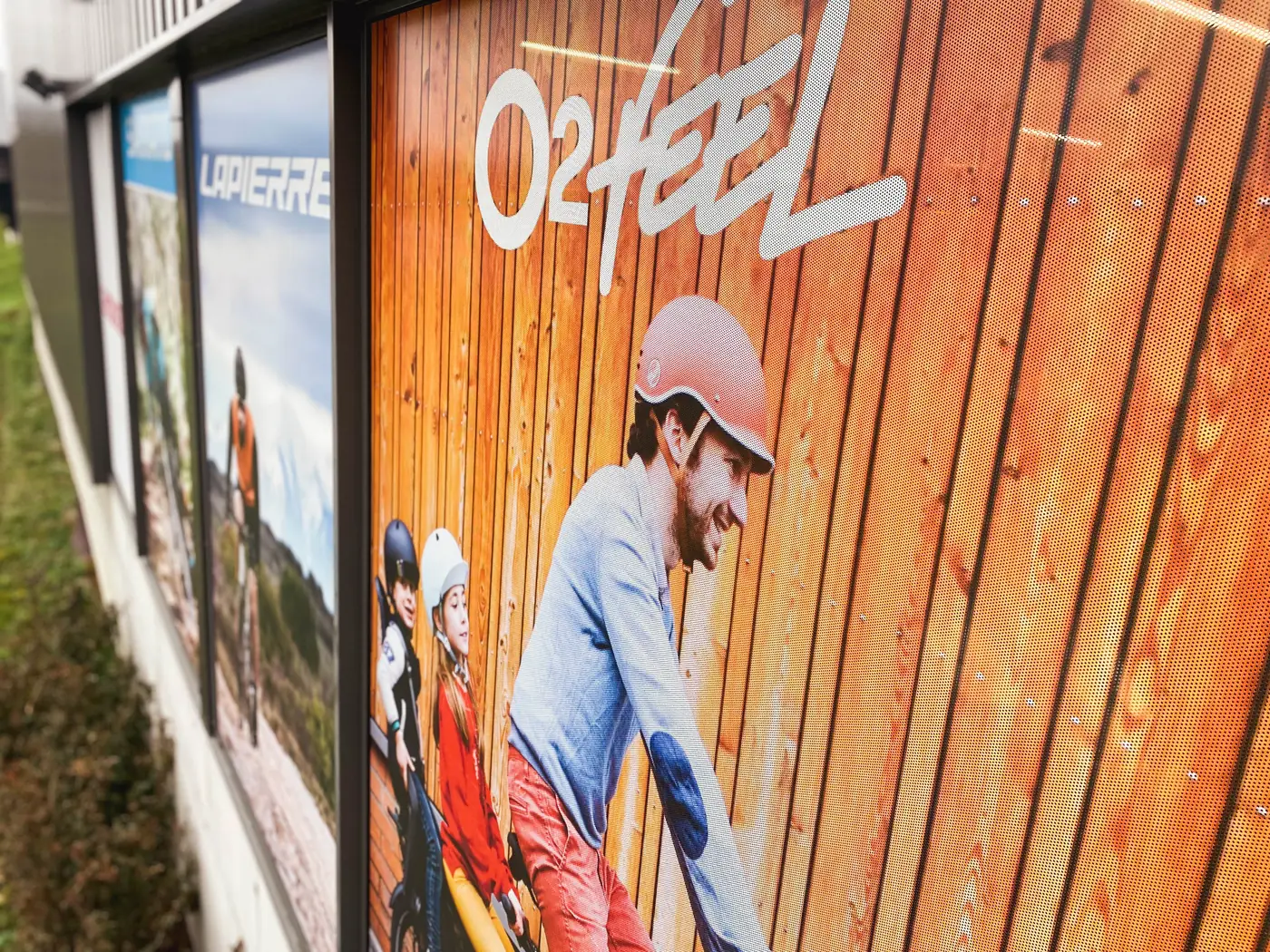 Adhésif microperforé vitrine O2Feel Rennes