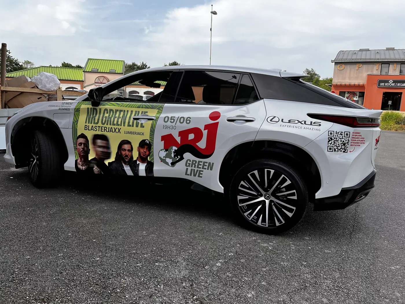 Covering total véhicule NRJ Rennes, vue 2