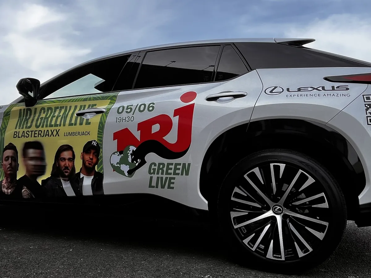 Covering véhicule NRJ Green Live Rennes