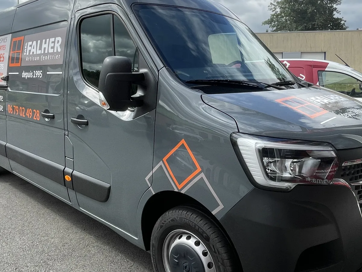 Flocage utilitaire Falher Fenêtrier Rennes