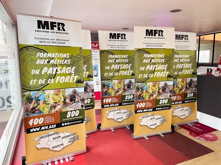 PLV et supports evenementiels sur mesure Rennes